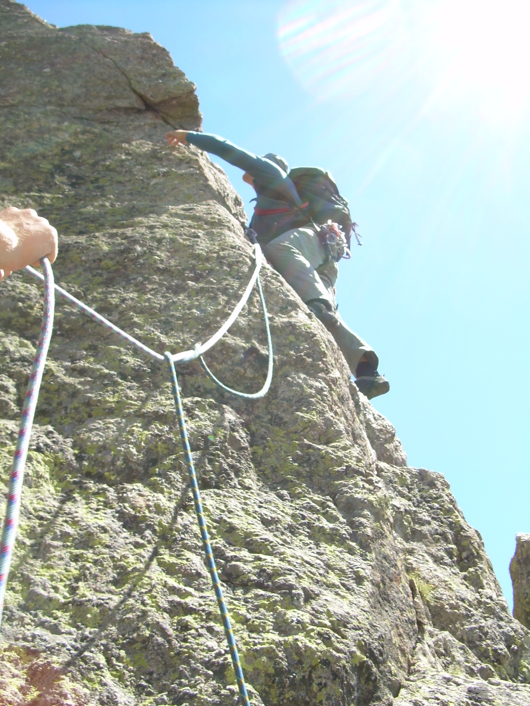 Matt leading on Cocher-cochon.JPG